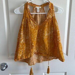🔹4/$25 — Orange/Yellow Sleeveless Top